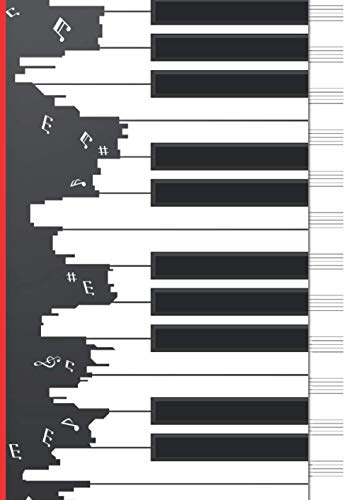 Quaderno Musicale Pentagramma: 12 Pentagrammi - A4 Formato Grande