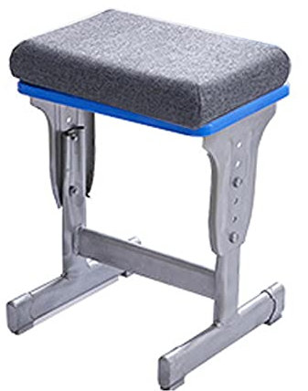 Yadlan Stuhlkissen 6er Set Esszimmer, Sitzkissen rutschfest, Landhausstil Stuhlkissen 36x24 Waschbar mit ReißVerschluss, 6cm Ultra-dick Anti-Verformung Sitzpolster KüChen Grau