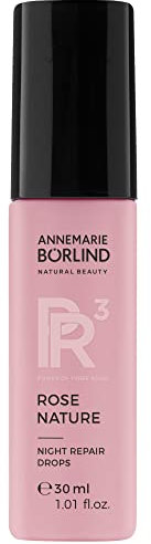 ANNEMARIE BÖRLIND ROSE NATURE SYSTEM DIGITAL DE-STRESS Night Repair Drops (30 ml) - Hält den Melatonin-Haushalt der Haut Aufrecht, PR3-Rosenkomplex Verringert die Auswirkungen von Blue Light, Vegan