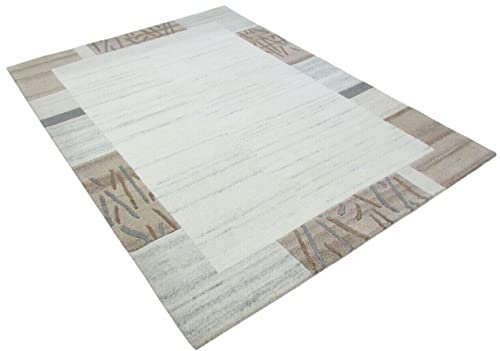 Nepal Teppich Handgeknüpft Beige Compatible with Braun 100% Wolle Orientteppich 159x223 cm N-27