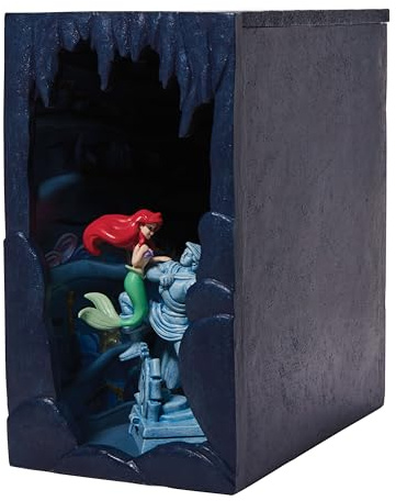 Enesco Disney Showcase Ariel's Secret Grotto Buchstütze, 22,9 cm