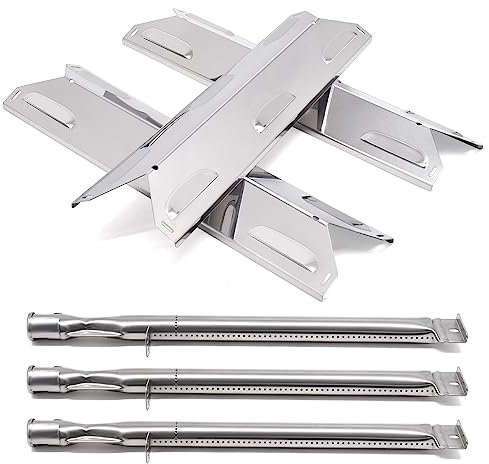 Adviace Grill Ersatzteile für Landmann 42170 42172 966686 Brenner und Heizplatten für Landmann 3 Brenner Grill