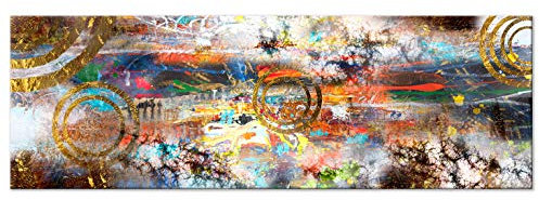 murando - Akustikbild 150x50 cm Bilder mit Akustikschaumstoff Hochleistungsschallabsorber Schallschutz Leinwandbild XXL 1 tlg Wandbild a-A-0739-b-a