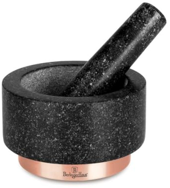 Berlinger Haus Mortero de granito 14 x 8 cm Black Rose Collection BH-8608