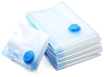 Vacuum Storage Bags Jumbo 6 Packs Extra Large(70x100 cm)-Strong Space Saver Compression Bags XXL Vacuum Pack Bags for Duvet,Clothes,Quilts,Comforters,Bedding,Pillows-Save 80% Space