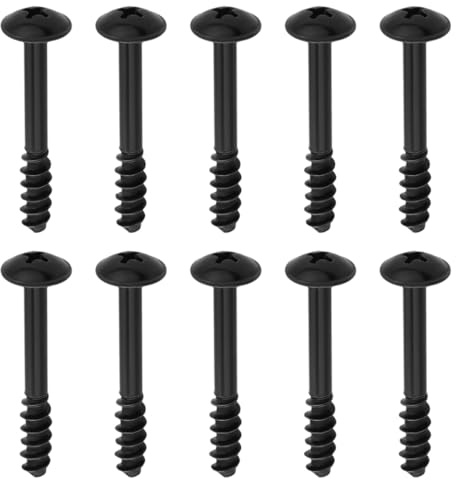 HQRKOTM Confezione da 10 Viti di Fissaggio per Filtro dell'aria per VW -accessorio universale per la sostituzione dell'auto 36 mm x 5 mm