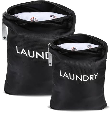 2 Pezzi Sacco Biancheria Sporca, 35 * 55cm/45 * 60cm Sacco Portabiancheria Sporca, Laundry Bag Impermeabile per Casa, Viaggi, Vacanze, Campeggio