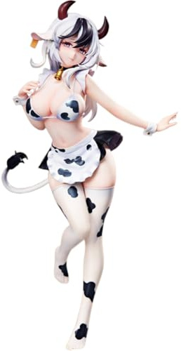 Zhongkaihua Figura coleccionable de traje de baño de anime de 25 cm, estatua de vaca lechera, figura de PVC, figura de pie, adornos de escritorio