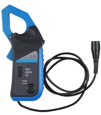 Oszilloskop-Tastkopf AC/DC Stromzange Oszilloskope CC65 CC650 AC/DC 20KHz 400Hz Bandbreite 1mV/10mA 65A/650A mit BNC(CC-650 1PC)