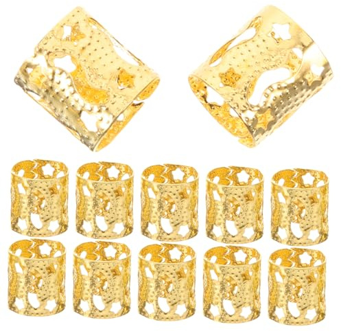 TOPBATHY 30pcs Dreadlock Hair Accessories Cuffs Braid Jewelry for Women Hair Braiding Decorations Cuffs for Braids