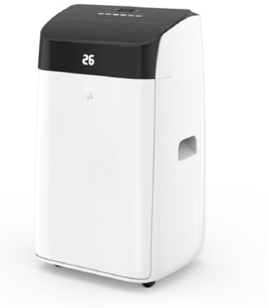 MESCXTY Aire Acondicionado portátil de 14.000 BTU, con Modos de refrigeración, deshumidificación y Ventilador, con Temporizador y Control Remoto, para Habitaciones de hasta 750 pies Cuadrados.