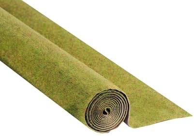 NOCH® Grasmatte „Sommerwiese“, mit Modellbau Gras, 120 x 60 cm ideal für Landschaftsbau und DIY