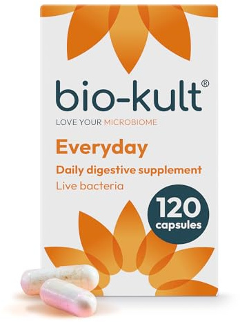 Bio-Kult Everyday Multi-Strain Formulation Probiotics for Digestive System, 120 Capsules (Pack of 1)