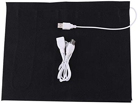 MAGT Heizkissen, 5 V USB Elektrische Wärmekissen Rückenheizkissen Waschbar Nackenheizkissen Heizelement für Kleidung Sitz Haustier Wärmer 35 ℃ -50 ℃ Für Erwärmung Schulter Hals