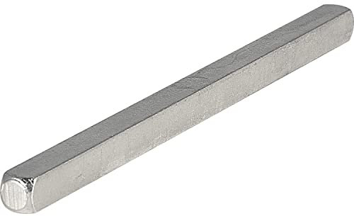 HOPPE 2265221 - Perno quadrato zincato per WC, 5 x 85 mm, per maniglie classe 3, in acciaio