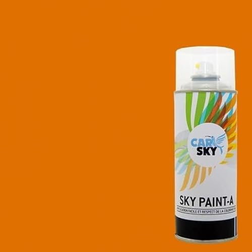 Carsky Aerosolfarbe, kompatibel mit Peugeot Orange, Stellen und Schuhe P3HQ und Hochglanzlack, 2 x 400 ml