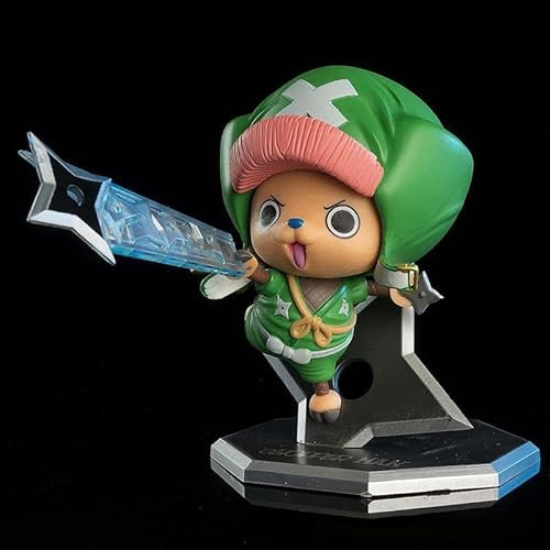 REOZIGN Tony Tony Tony Chopper Figure Cute Chopper Statue 10 cm/3.9 Inch One Piece Anime PVC Figure Model