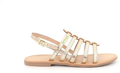 Les Tropeziennes par M. Belarbi Femme HIKANO Chaussures Ville Salome 1Er Pas, Or Craquele, 38