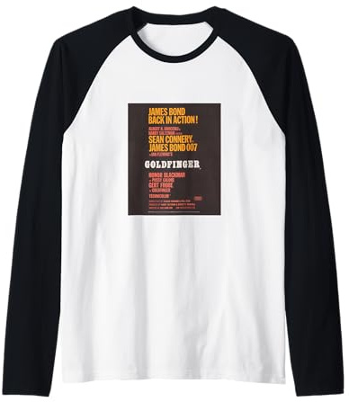 James Bond 007 Goldfinger Manche Raglan