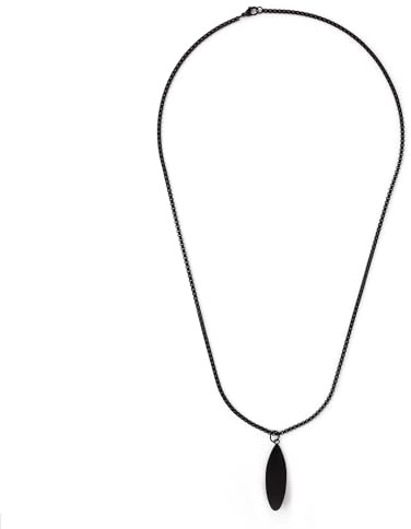 Akitsune Nalu Anhänger inkl. 70cm Kette | Halskette Frauen Herren Edelstahl Surfboard