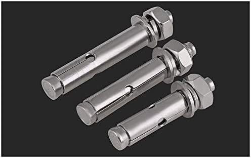 Stecker an der Wand, Betonschrauben, 304 Dehnschraube M6 M8 M10 M12 M14 M16 M20 Bolzen for Klimaanlage TV-Fenster (Länge: M20 x 150 1 Stück) (Größe: M16 x 200 1 Stück) (Größe: M10 x 70 3 Stück) ( Size