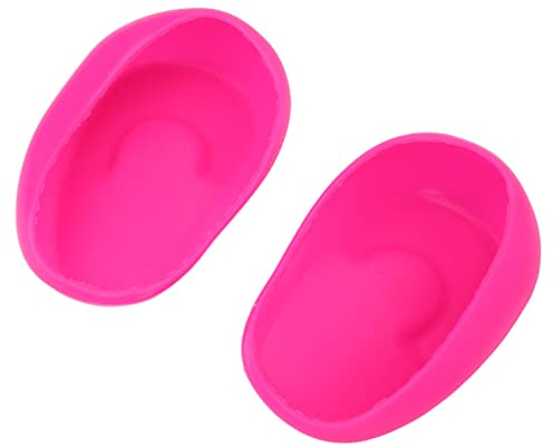 10 Pz Strumenti per Parrucchieri, Tinture e Protezione per le Orecchie Copri Orecchie per Colore dei Capelli Cuffie in Silicone Professionali Leggere per Doccia Salon Home