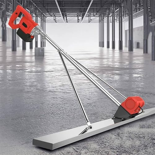 Betonestrich, elektrischer Betonrüttler mit bürstenlosem Motor, Vibrationsglätter for Zement mit Lithiumbatterie, Maschine for Glätten von Betonoberflächen