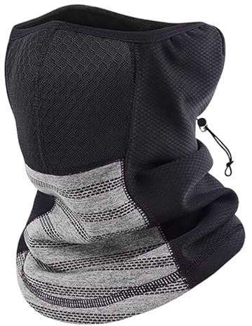 zwxqe Winter Thermo-Halstuch, winddicht, Gesichtsbandana, Thermo-Gesichtsabdeckung, Hals-Ohrenwärmer, Gamaschen, Winter-Fahrradzubehör, Wandern, Thermoausrüstung, Outdoor-Winter, Gesichtsschutz für,