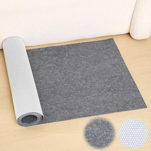 Drydiet Grauer Bootsteppich, wasserdicht, Marinequalität, 60 x 182 cm | Marinequalität für Außenbereich, Terrasse, Veranda, Garage, Badezimmerböden, rutschfeste Unterseite für Nassbereiche