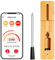 Termometro da Cucina Wireless Smart Termometro Carne, Portata Wireless di 30 Metri Termometro per Carne Bluetooth con Sonda Digitale Impermeabile IPX7 Termometri per Alimenti BBQ Forno Airfryer
