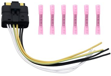 EMSea 6-poliger Luftmassenmesser MAF C Sensor Stecker Kabelbaum 5WK9620 5WK9623 kompatibel mit Opel Vivaro 1.9 2.5 DTI