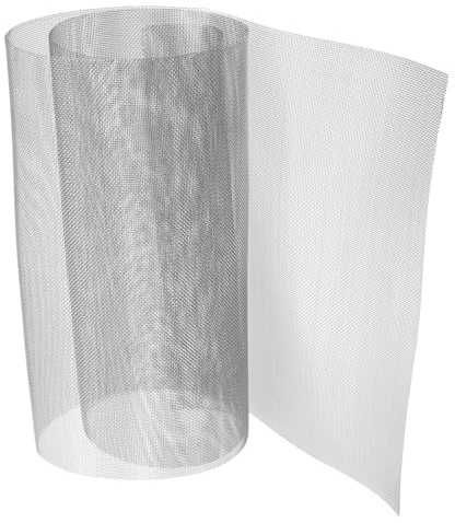 HOUDERCO Filet Grillage Métallique en Acier Inoxydable 304 30X100 CM Maille Tressée pour Barbecue Clôture de Jardin Moustiquaire Usage Polyvalent Bricolage et Protection Extérieure