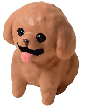 Dog Sculpture Resin Dog Statues Dogs Figurines with Cable Clips Holder Moderns Home Decoration Animal Art Ornament Cable Clips Holder for Desk