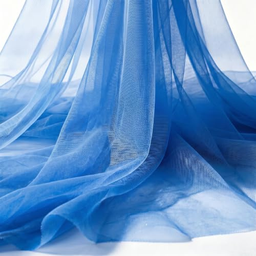 Tessuto in organza al metro, 5 m x 160 cm, morbido tulle da cucire, tessuto decorativo, drappeggio, organza tulle, per archi di nozze, decorazione a mani libere, per cerimonie, feste, abiti