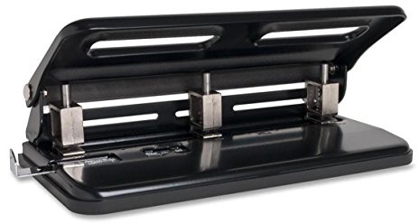 Sparco SPR01796 Heavy-Duty Adjustable 9/32 3-Hole Punch