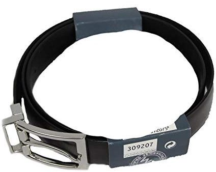 Tchibo TCM Herren Leder Wendegürtel schwarz braun 100 cm
