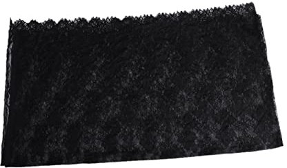 Hoement Spitzentischdecke Tüll Tischdecke Aus Spitze Mit Floralem Muster Für Zuhause Und Feierlichkeiten Schwarz 300x150cm