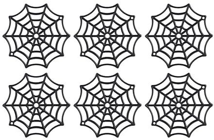 Abaodam Kunststoff Spinnennetz Halloween Deko 5X5Cm Leuchtendes Spinnennetz Für Innen Und Außen Gruselige Partydeko Spinnweben Deko Für Halloween Feier