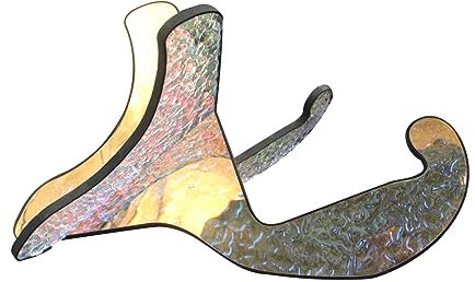 Cityjoy Gitarrenständer, universeller Acryl-Gitarrenständer im X-Rahmen-Stil, tragbarer Saiteninstrumentenhalter mit weicher Gummiabdeckung für akustische klassische Bassgitarren (0.73)