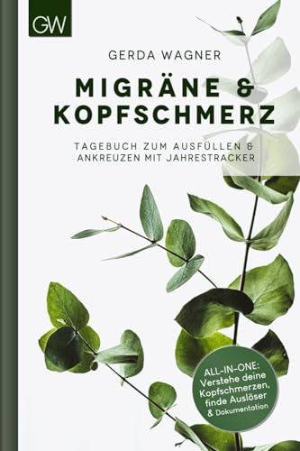 Migräne und Kopfschmerztagebuch: Kompakt in A6 | für 90 Tage | Dokumentation und Vorbeugung | Verstehen Sie Ihren Kopfschmerz | zur Protokollierung