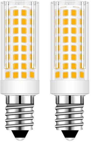 XIMNCHNI E14 LED 7W Warmweiss,E14 LED Leuchtmittel Ersatz 60W 65W 75W Halogenlampe Warmweiß 3000K LED Mais Glühbirnen 700LM LED Lampen,E14 Led Birne Nicht Dimmbar, AC 220-240V,2er Pack