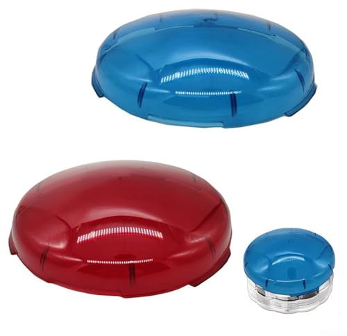HEBEOT 2 x farbige Unterwasser-Pool-Lichtlinsenabdeckung, praktisches Zubehör für Schwimmbad-Lampen und Spa-Lampen, 19 cm