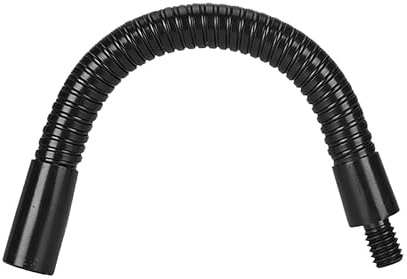 LALADEFIEE Mikrofonverlängerung 18cm Anschlussschlauch Schwarz Mikrofonständer Verlängerungsrohr Für Mikrofonhalterung Langlebig