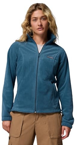 Columbia Womens Benton Springs Full Zip Fleece Jacket, Everblue, Large