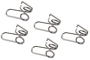 UPKOCH 5pcs Waterkey Spit Valve Spring for Trumpet Repair Parts High-grade Nickel-plated Screws Compact Easy Replacement for Brass Instruments Model Silver