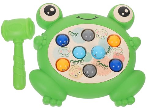 Gatuida Jeu Grenouille pour Garçon Fille Jeu du Marteau et Taupe Jouets Éducatifs pour Éveil Développement Cérébral Jouet Interactif et Amusant pour Tout-Petits