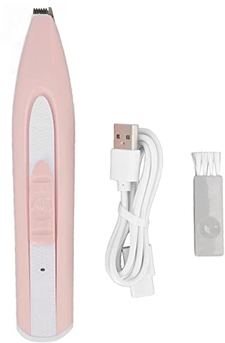 ZUUOZBYY Tierhaarschneider, über USB wiederaufladbar, geräuscharm, vibrationssicher, Fellpflege-Schermaschine für Hunde und Katzen, für Ohren und Gesicht