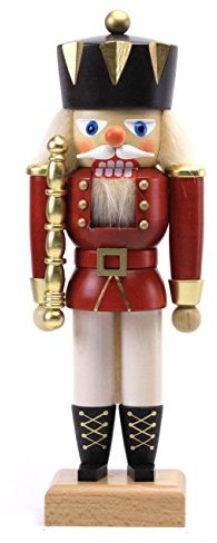 Christian Ulbricht Nussknacker Nussknacker König rot - 27,5 cm - Original Erzgebirge