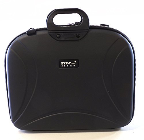 Eye-T Rigid Moulded EVA 15.4 Carry Case Bag For Notebook Laptop Tablet Clamshell Design Black