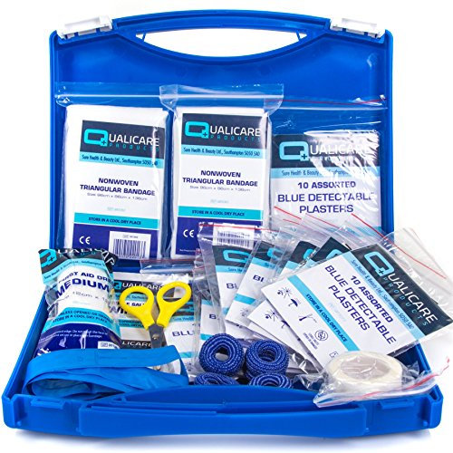 Bumbur Kit de premiers secours pour la restauration – Protection de sécurité de la cuisine Pansements et pansements bleus